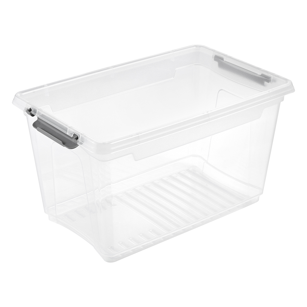 Keeeper Leonie pojemnik 28,5x18,5x16 cm przezroczysty-szary 1115700100000