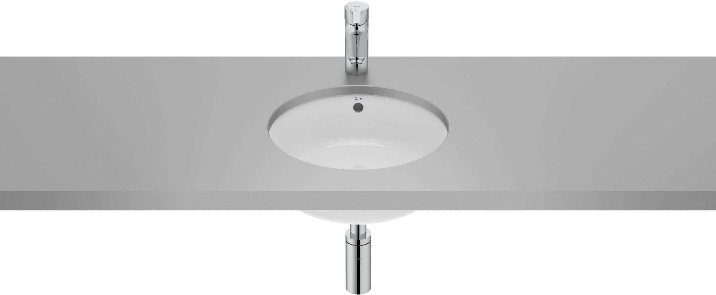 Roca Gap umywalka 35 cm podblatowa okrągła biała A3270YB000 - Wysyłka w 24h