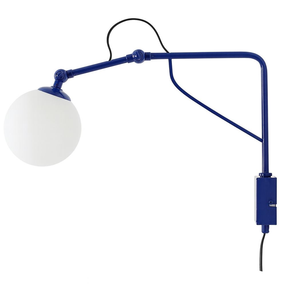 Aldex Soho Glass kinkiet 1x10 W niebieski 1105C25_D