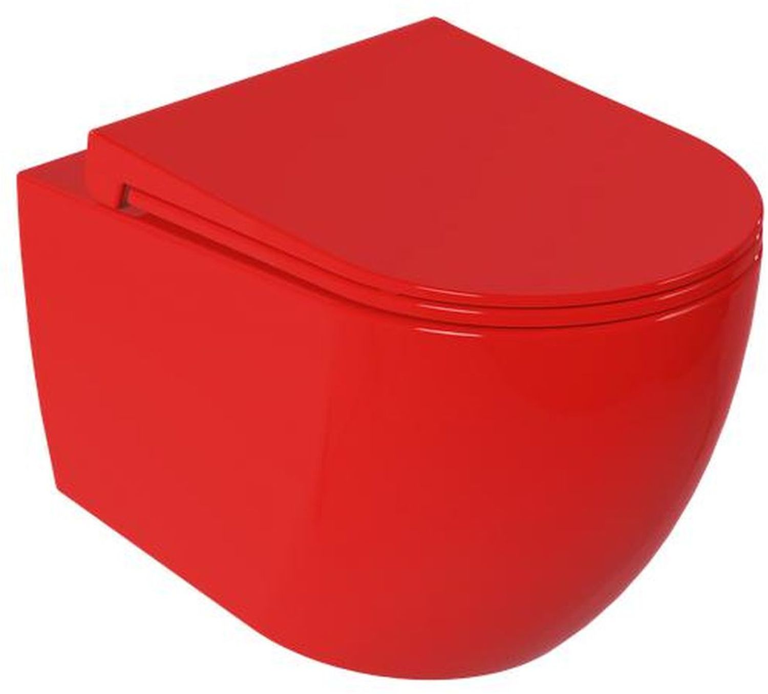 Vilarte by Dura Siena deska sedesowa wolnoopadająca czerwona YD050PK