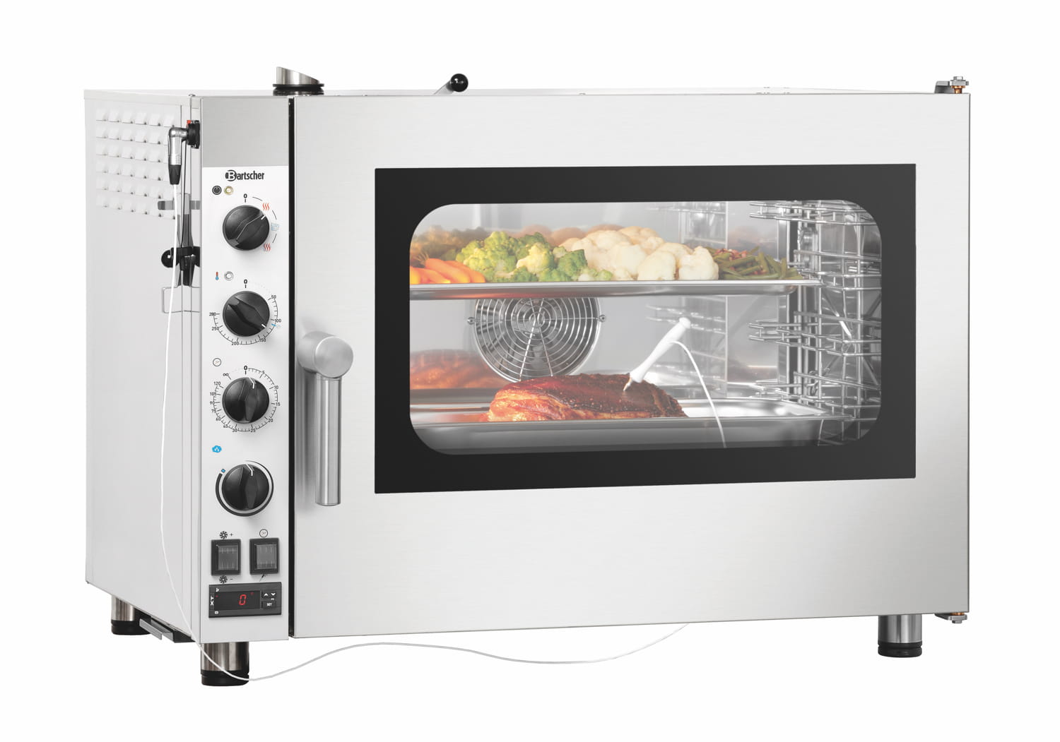 Piec konwekcyjno-parowy ze sterowaniem manualnym 5 x GN 1/1