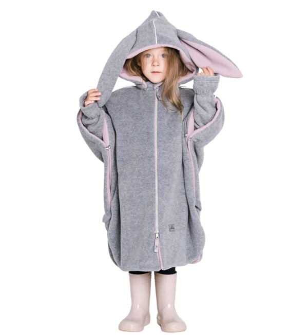 Patulove Premium Ponczo do fotelików samochodowych -Funny Bunny Pink-roz. S