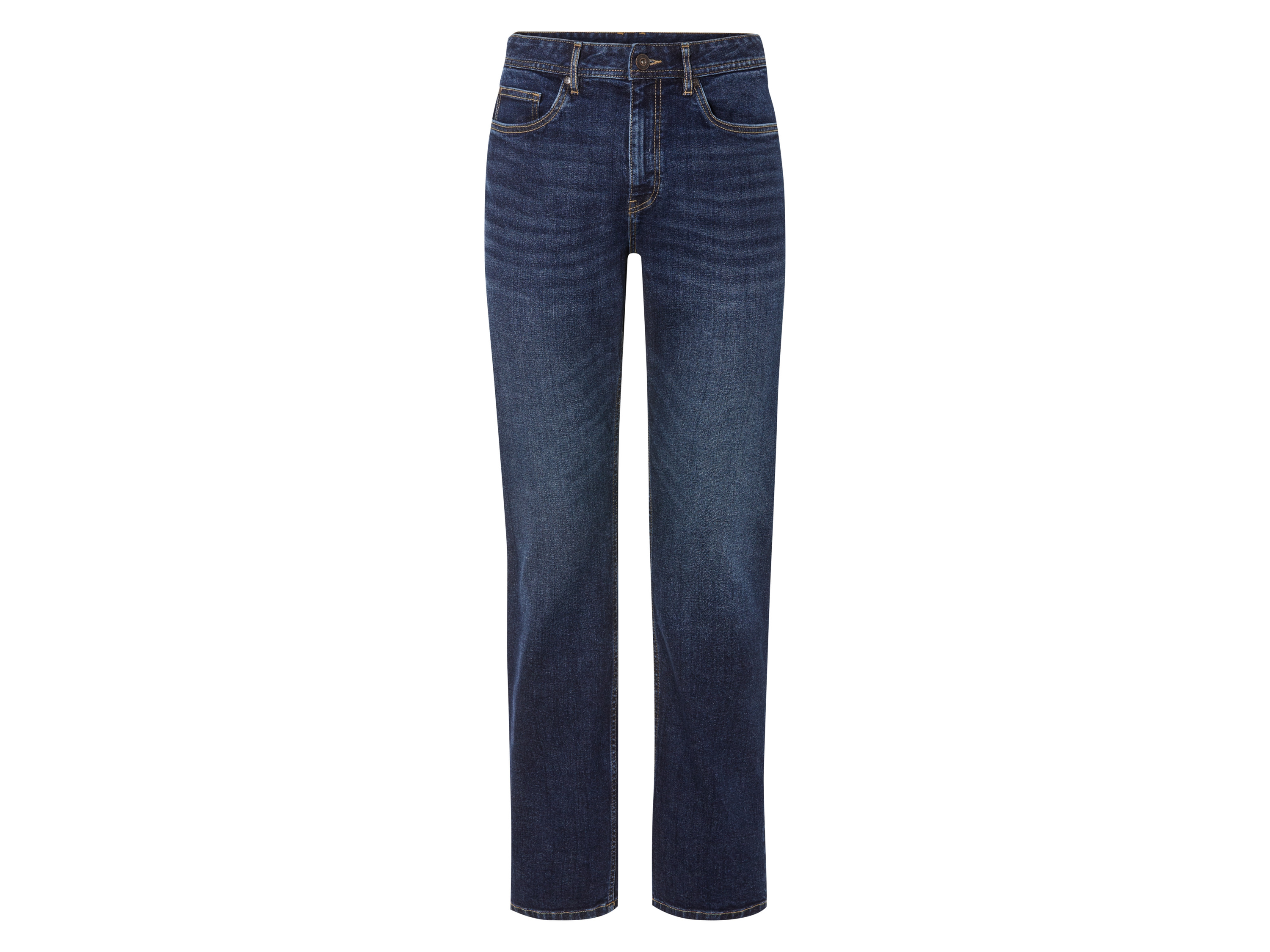 Livergy Jeansy męskie Straight Fit Ciemnoniebieski, 52 36/30