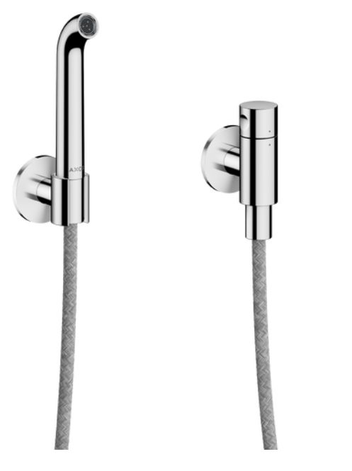 Darmowa Dostawa - Zestaw słuchawki bidetowej podtynkowy chrom Axor One 48655000