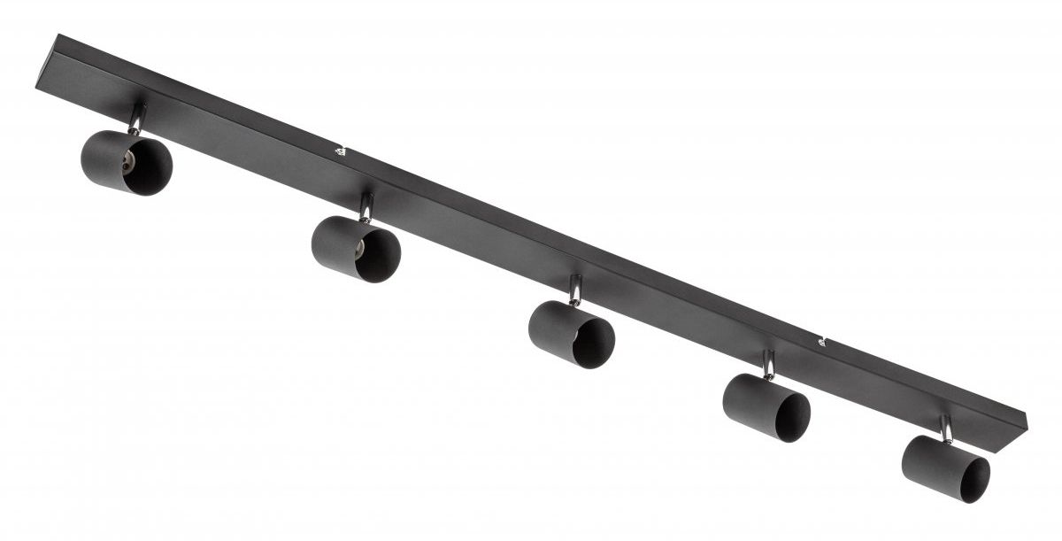 Darmowa Dostawa - Lampa podsufitowa 5x20 W czarna GTV Veneto OSVEN20WO510