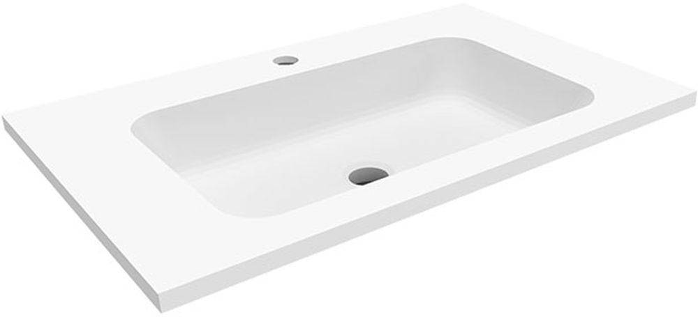 Darmowa Dostawa - Umywalka 70x45 cm prostokątna wpuszczana biała Cristalstone Linea Simpla U700MCOTCR