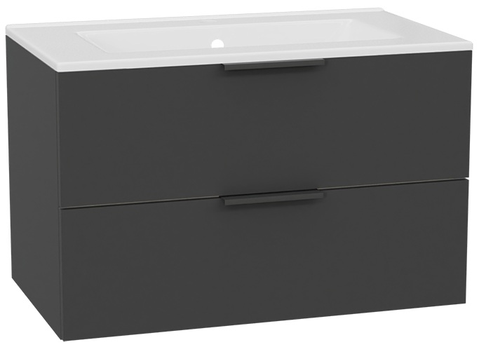 Darmowa Dostawa - Umywalka z szafką 81 cm szarą Excellent Tuto 2.0 MLEX2172K800236GRGR