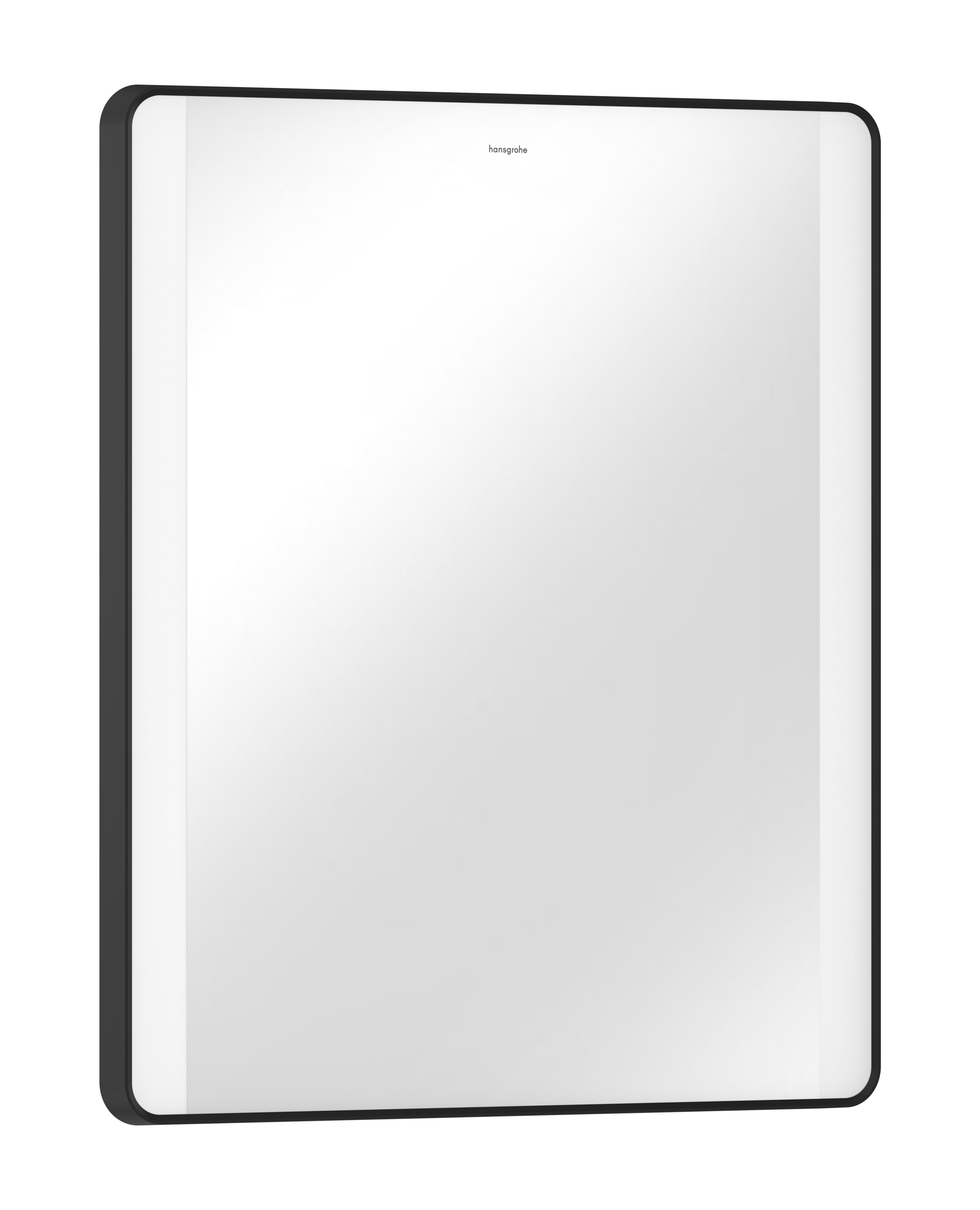 Darmowa Dostawa - Lustro 60x70 cm prostokątne z oświetleniem czarny Hansgrohe Xarita Lite Q 54962670