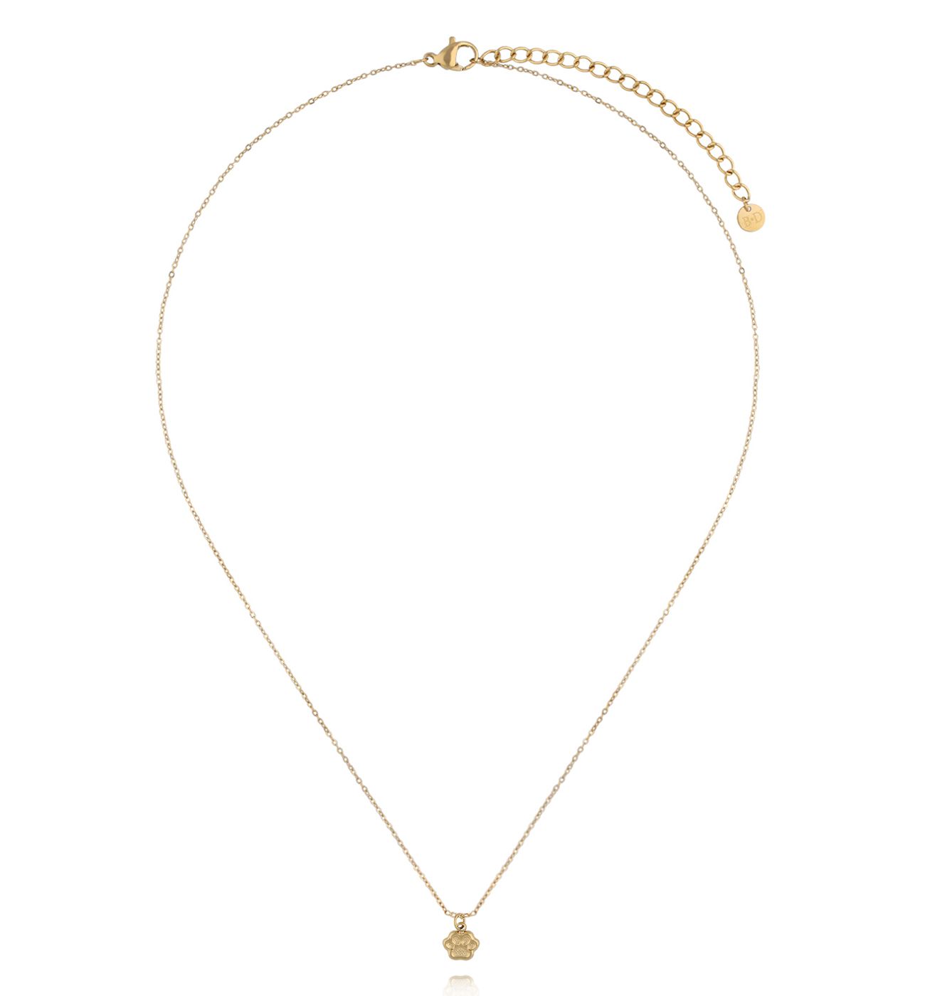 Naszyjnik z łapką – złoty symbol miłości do zwierząt dla mamy NSY0793