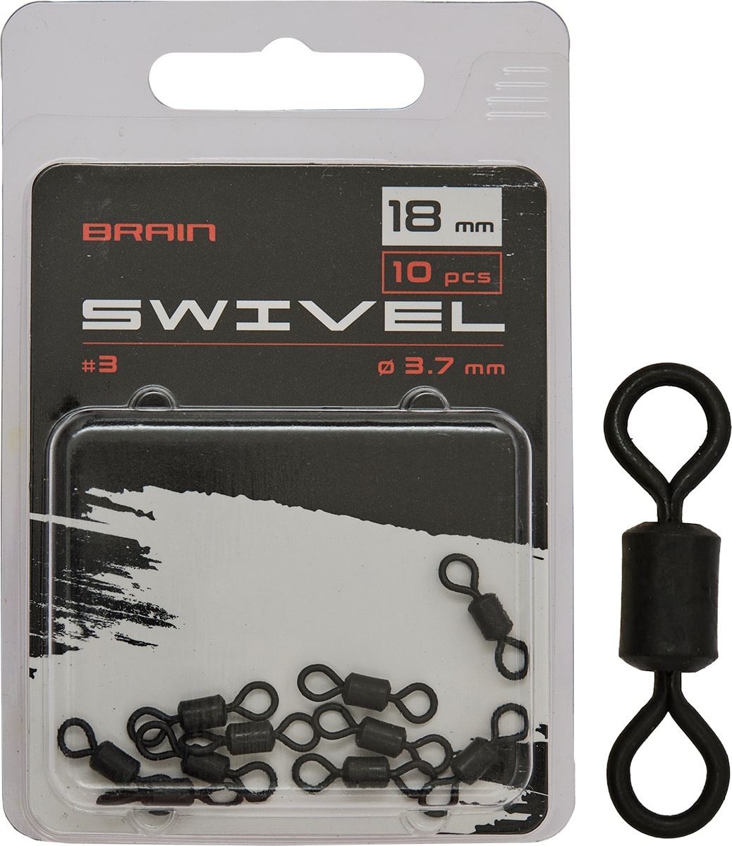Brain Krętlik Swivel #3, 18mm, diam 3,7mm