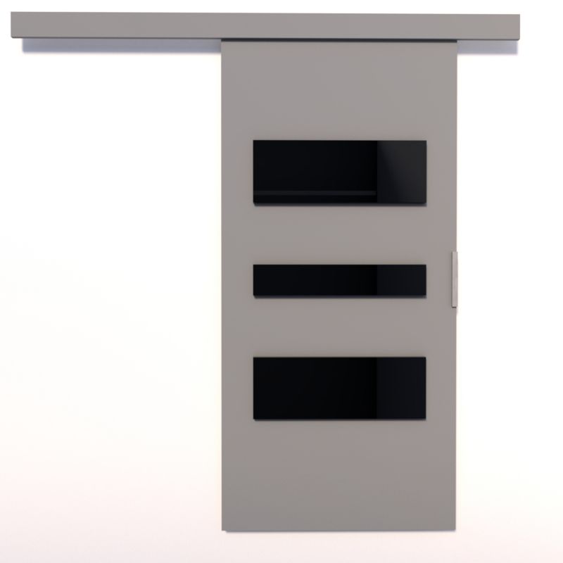 Drzwi przesuwne naścienne ADRK CENTO 106 Gray 1szt