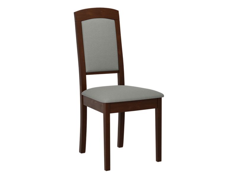 Krzesło MIRJAN 24 tapicerowane Roma XIV orzech/szara plecionka 1 szt.