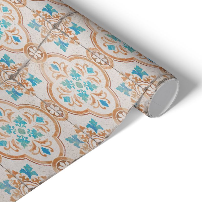 Okleina Meblowa Tulup 65x130 cm Etniczne kafle Do Sypialni I Garderoby 1 rol.