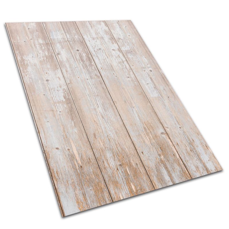 Dywan Na Zewnątrz Tulup 60x90 cm Wodoodporny, Lekki Postarzane deski 1 szt.