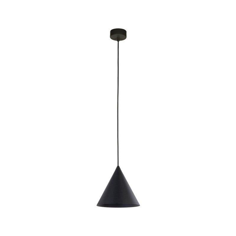 Lampa wisząca TK-Lighting Cono czarny klosz stożek S - 1szt.