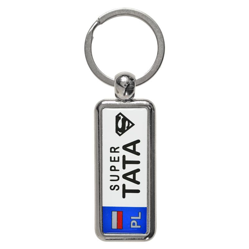 Brelok do kluczy Expres metalowy Super Tata