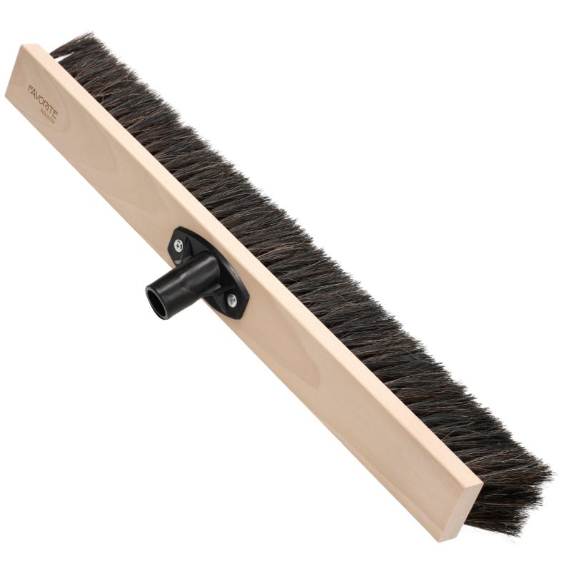 Miotła FAVORITE szczotka do zamiatania, włosie końskie i PP, uchwyt na kij, 59,5 cm, bez kija - 1 szt.