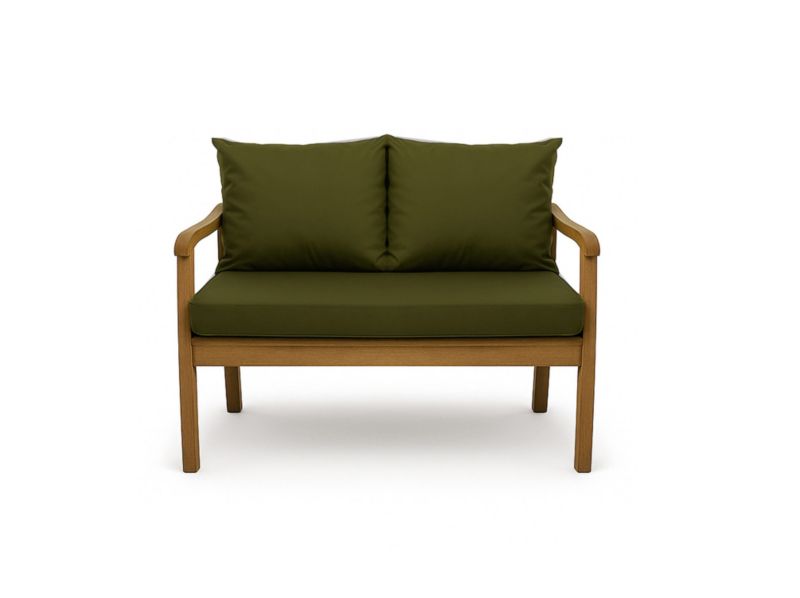 Poduszka ogrodowa na ławkę 3-os, Setgarden, 130x60x50cm, zielona dwustronne Poduszki na ławkę zdejmowany pokrowiec,Mix 1szt