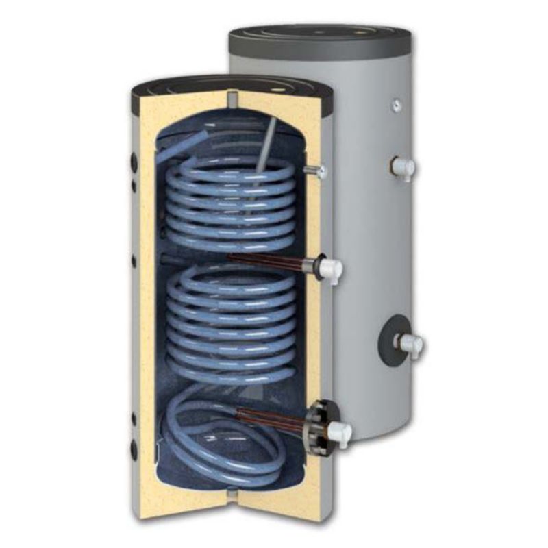 Zbiornik ciepłej wody użytkowej Sannover 500 L 2 wężownica 1 szt.