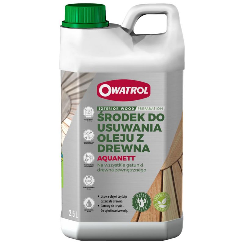 Środek do usuwania starych powłok olejowych Owatrol Aquanett 2,5L 1 szt.