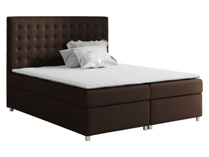 Łóżko kontynentalne MIRJAN 24 Asti 180x200 plusz gorzka czekolada 1 szt.