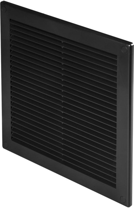 Kratka wentylacyjna Awenta TRU czarna 250x250 mm siatka przeciw insektom 1 szt.