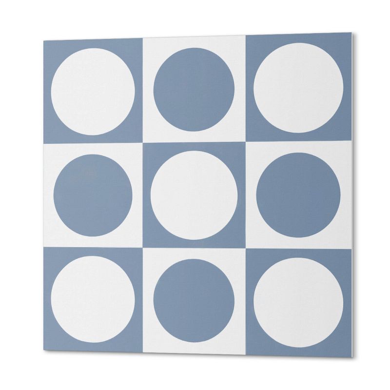 Płytki Winylowe ArtPrintCave 50x50 cm Geometryczne okręgi w siatce 4 szt.