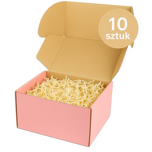 Karton fasonowy NEOPAK 185x155x128 mm różowy 10 szt.