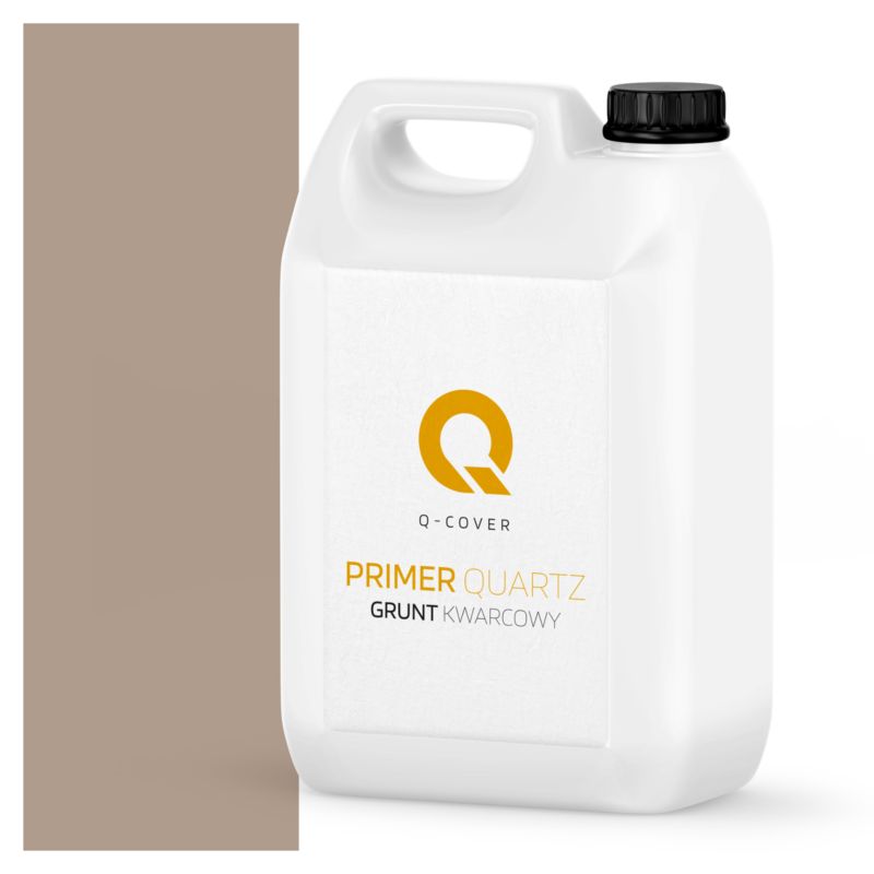 Grunt Kwarcowy pod Tynk Silikonowy Q-Cover Orzechowy jasny F534 3KG