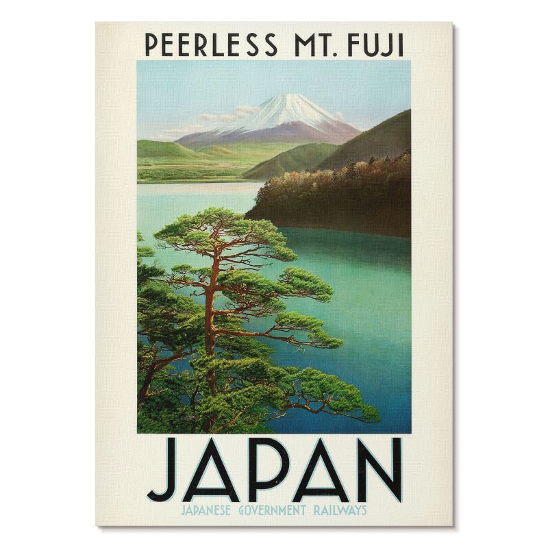Nowoczesny Plakat na Płótnie Tulup 21x29,7 cm (A4) Podróż do Japonii Do salonu, sypialni, przedpokoju 1 szt.