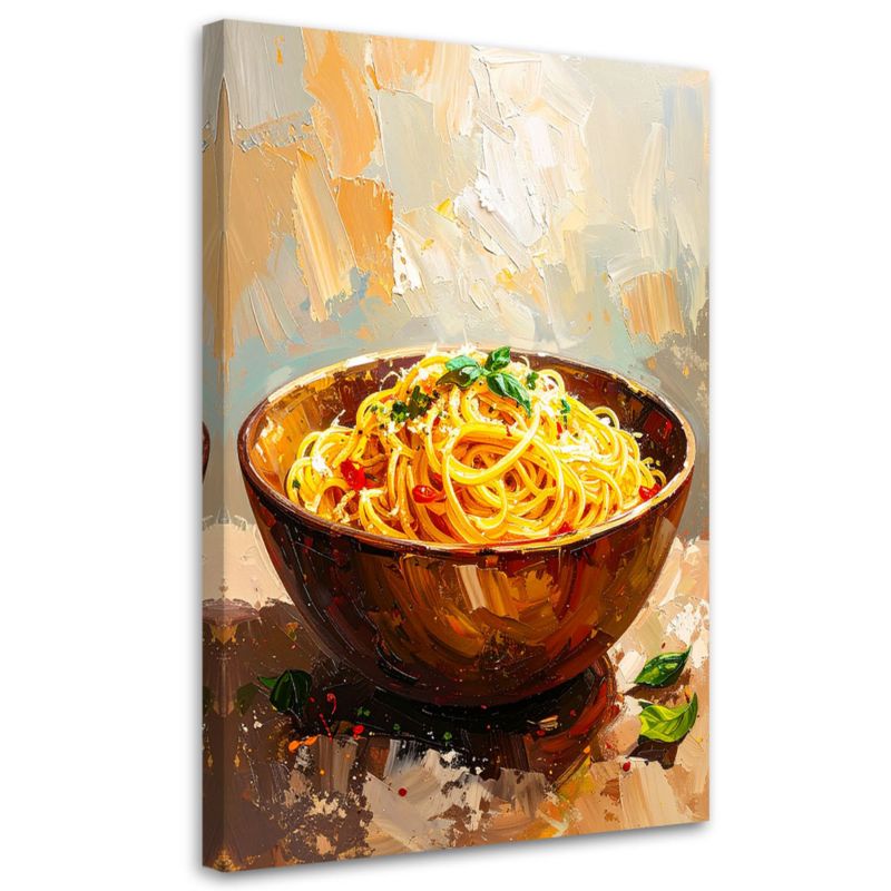 Obraz do kuchni baru jadalni Feeby Spaghetti Makaron 40x60cm 1szt