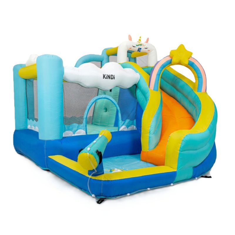 Dmuchana zjeżdżalnia wodna dla dzieci Thunder plac zabaw dmuchaniec armatka kosz 1 szt.