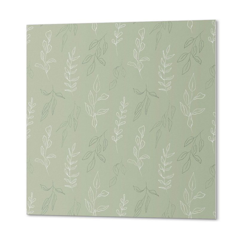 Ścienne Kafelki PCV ArtPrintCave 20x20 cm Roślinny wzór liści 20 szt.