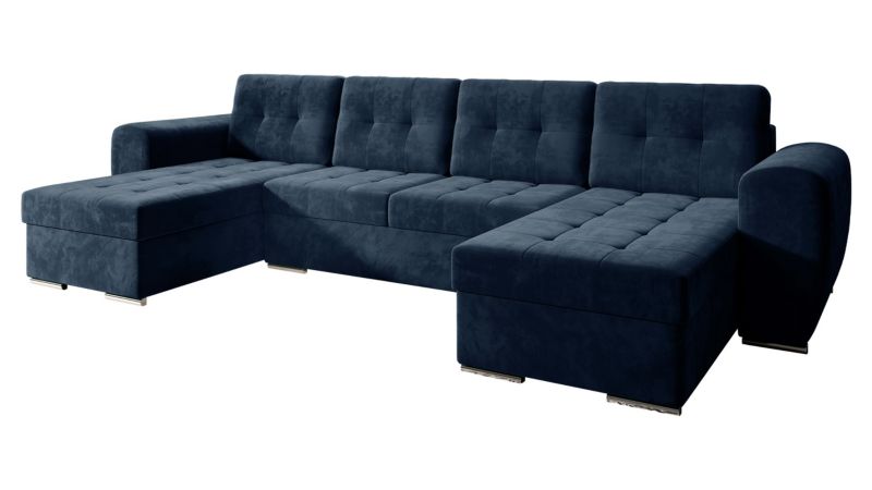 Narożnik z funkcją spania MIRJAN 24 Bari U ciemno niebieski 1 szt.