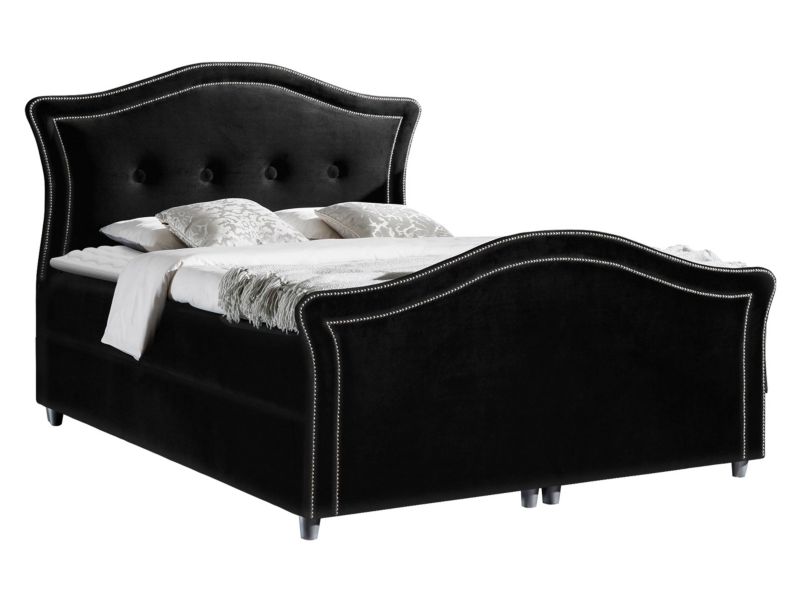 Łóżko kontynentalne MIRJAN 24 Bedran Lux 120x200 czarny 1 szt.