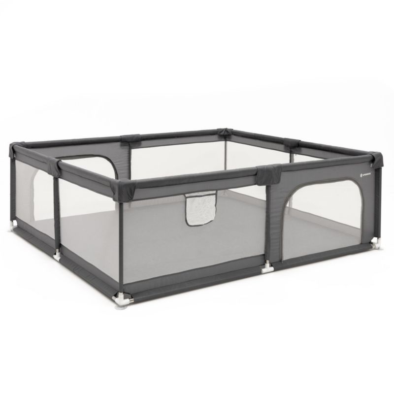 Kojec dziecięcy Springos 200x180x66 cm zamykany, ochronny, szary 1 szt.