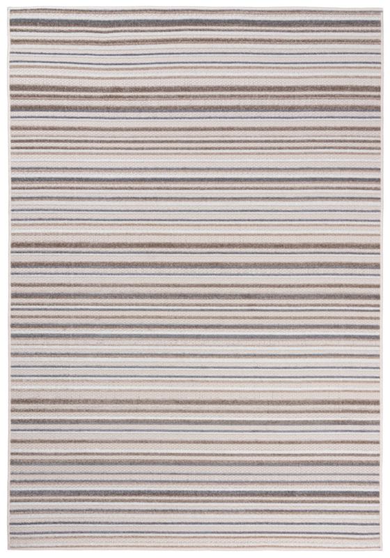 Dywan Zewnętrzny / Wewnętrzny Płaskotkany Aventura ED23C prostokąt Mazovia 120x 170 cm beżowy motyw geometryczny,paski 1 szt.