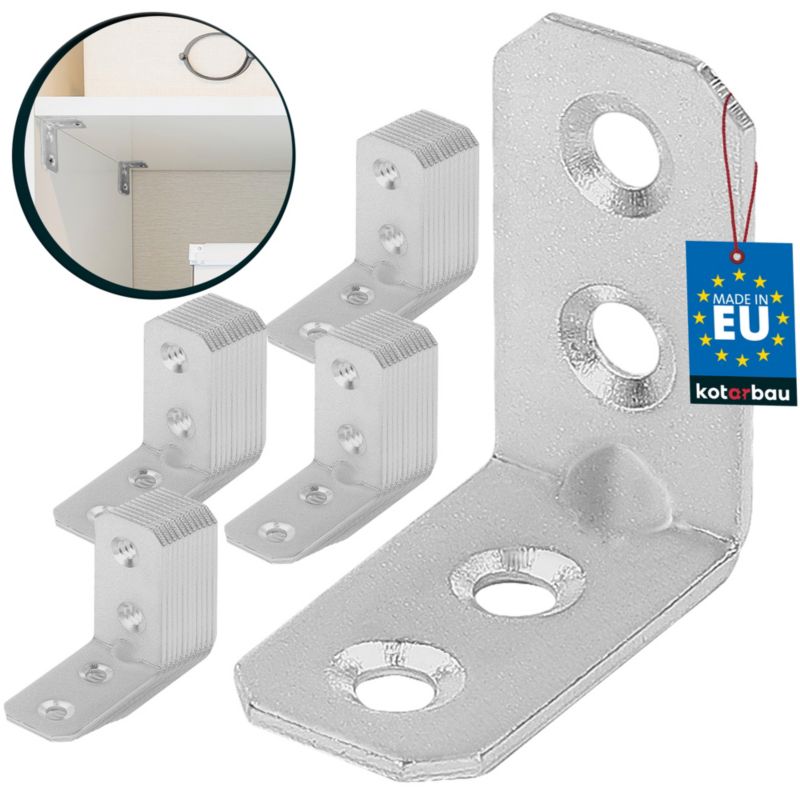 Kątownik łącznik KOTARBAU ciesielski 30x30x16 mm 50 szt.