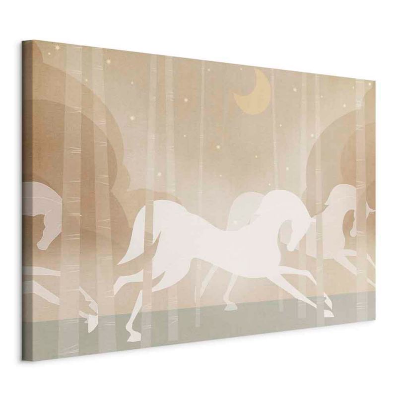 Obraz Artgeist Nocne rumaki 60 x 40 cm płótno włoskie 1 szt