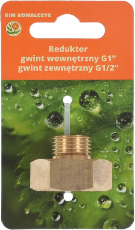 Reduktor mosiężny GW 1" x GZ 1/2"