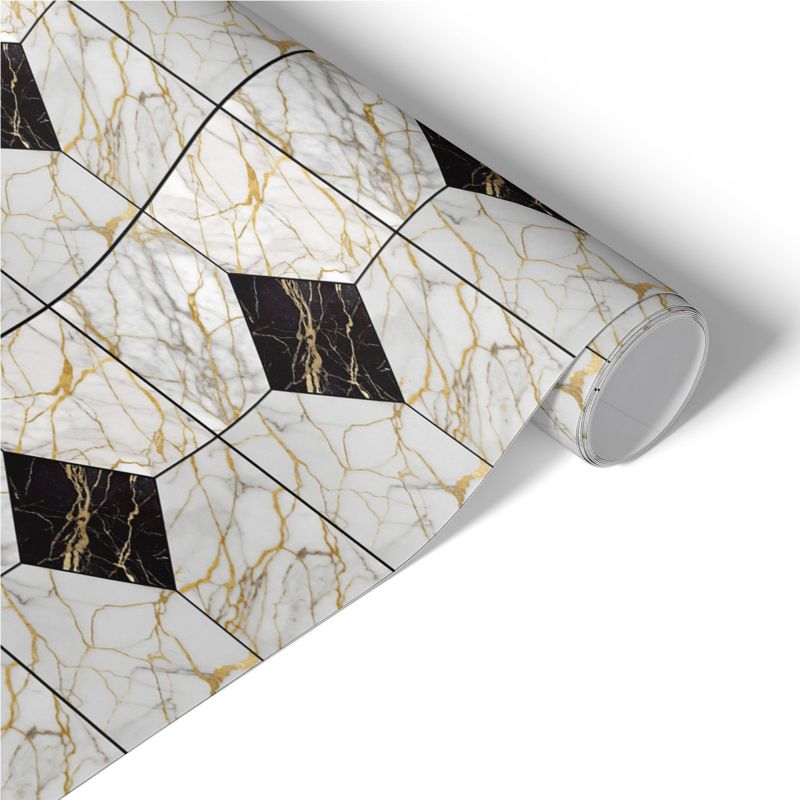 Samoprzylepna Okleina Meblowa Tulup 50x100 cm Luksusowy marmur Ekspresowa Metamorfoza Frontów i Szaf 1 rol.