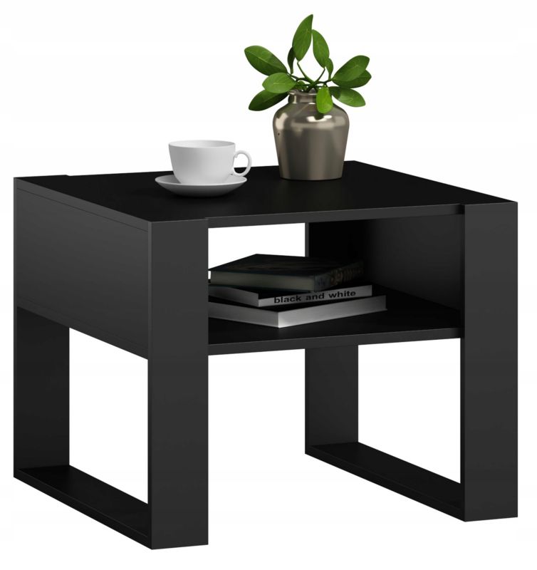 Ława Matkam stolika KAJA Kwadrat 60 cm Per czarny 1 szt.