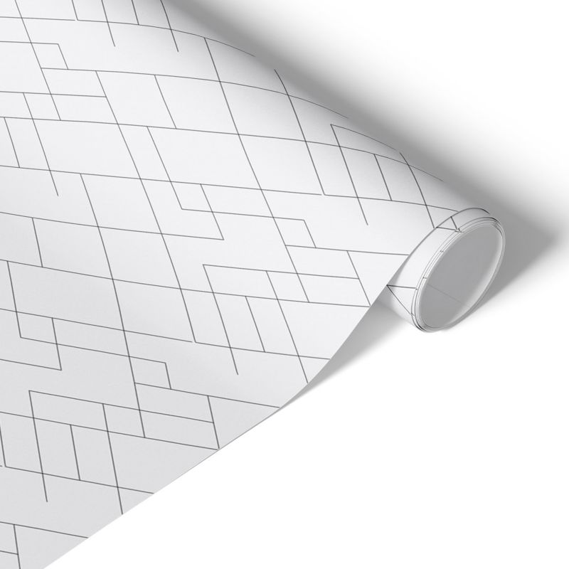 Folia Meblowa Tulup 75x150 cm Geometryczne wzory Samoprzylepna Folia do Renowacji DIY 1 rol.