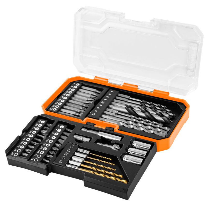 Zestaw wierteł i bitów NEO TOOLS, 50 el. 1 kpl