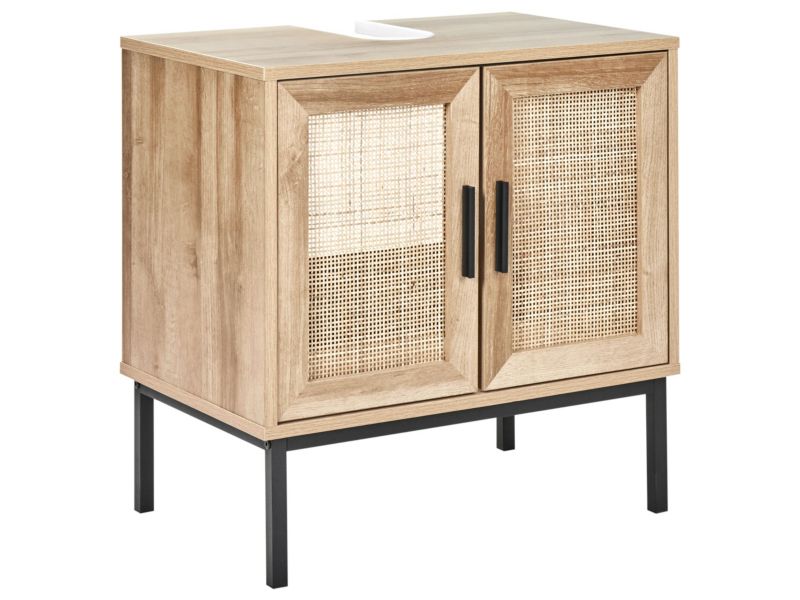 Szafka pod umywalkę Rosell MDF 60 cm 40 cm 60 cm Jasne drewno 1 szt.