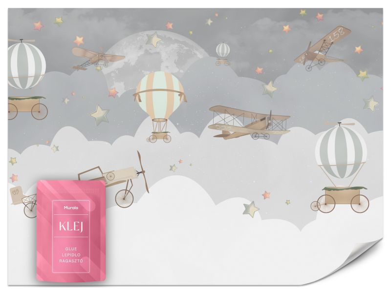 Fototapeta Muralo Balony Pośród Chmur Do Sypialni 450x315 cm 1szt.