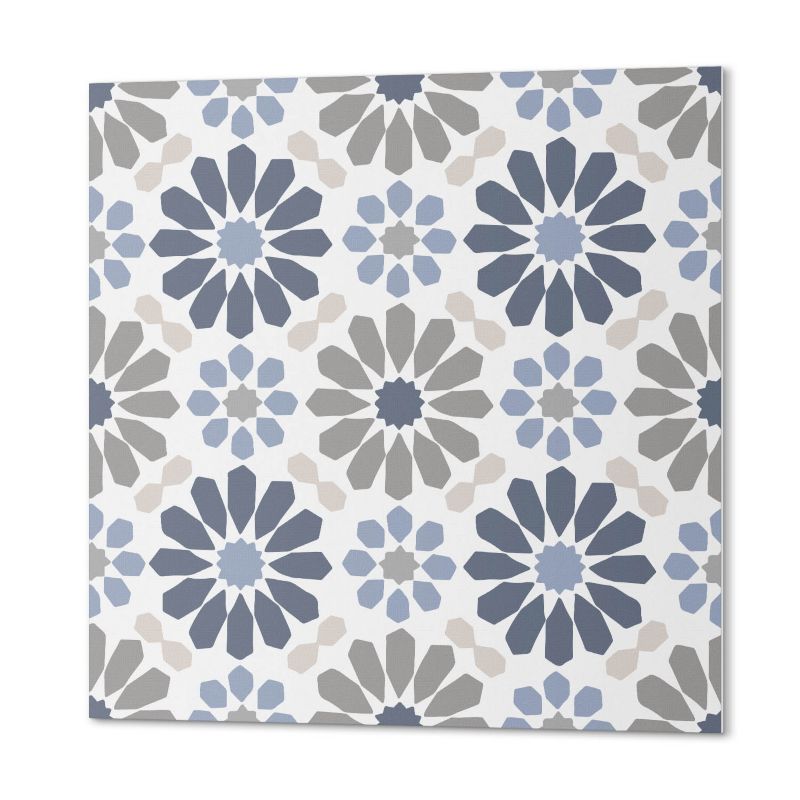 Paczka Kafelków Winylowych PCV ArtPrintCave 20x20 cm Wzór kwiatowy w symetrii 20 szt.