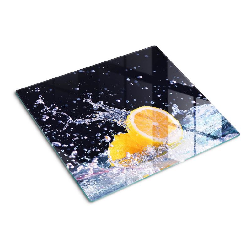 Deska szklana Tulup 60x52 cm Cytryna Woda 1 szt.