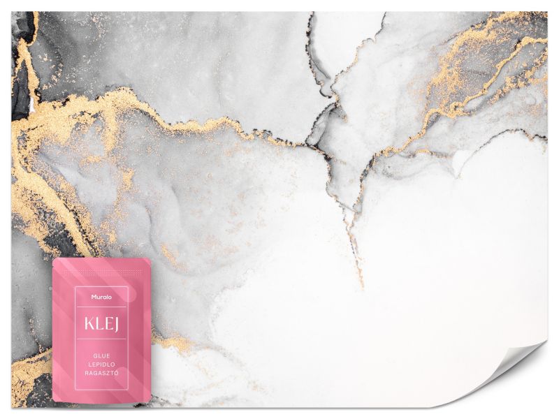 Fototapeta Muralo Szary Marmur 150x105 cm 1szt.