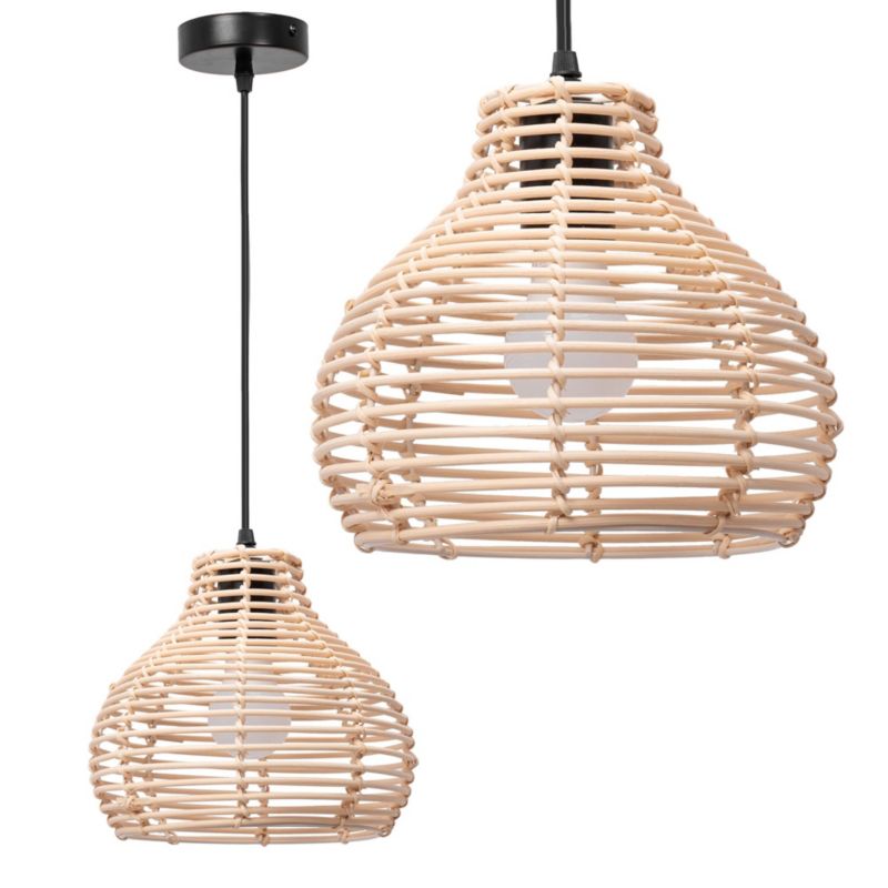 Lampa Sufitowa Wisząca Toolight App984-1Cp Boho Brązowy